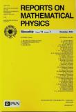 Opakowanie Reports on Mathematical Physics 74/3 2014
