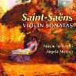 Saint - Saens: Violin Sonatas. Autor: Mauro Tortorelli, Angela Meluso. Dadada.pl Okładka książki Saint - Saens: Violin Sonatas