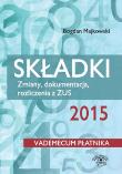 Okładka książki Składki 2015