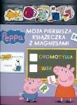 Świnka Peppa. Moja pierwsza książeczka z magnesami. Autor: Opracowanie zbiorowe. Dadada.pl Okładka książki Świnka Peppa. Moja pierwsza książeczka z magnesami