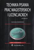 Technika pisania prac magisterskich i lic.w.2015. Autor: Zenderowski Radosław. Dadada.pl Okładka książki Technika pisania prac magisterskich i lic.w.2015