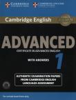 Cambridge English Advanced 1 for Revised Exam from 2015 Student's Book  + CD. Wydawca: Cambridge University Press. Dadada.pl Opakowanie Cambridge English Advanced 1 for Revised Exam from 2015 Student's Book  + CD