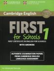 Cambridge English First for Schools 1 with answers. Wydawca: Cambridge University Press. Dadada.pl Opakowanie Cambridge English First for Schools 1 with answers