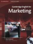 Okładka książki Cambridge English for Marketing + CD