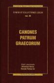 Canones patrum graecorum. Autor: Baron Arkadiusz, Pietras Henryk. Dadada.pl Okładka książki Canones patrum graecorum