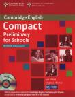 Compact Preliminary for Schools Workbook + CD. Autor: Elliott Sue, Thomas Amanda. Dadada.pl Okładka książki Compact Preliminary for Schools Workbook + CD