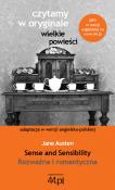 Czytamy w oryginale - Rozważna i romantyczna. Autor: Jane Austen. Dadada.pl Okładka książki Czytamy w oryginale - Rozważna i romantyczna
