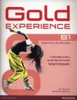 Gold Experience B1 Vocabulary and Grammar Worbook. Autor: Jill Florent, Suzanne Gaynor. Dadada.pl Okładka książki Gold Experience B1 Vocabulary and Grammar Worbook