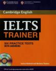 Ielts trainer six practice tests with answers. Autor: Hashemi Louise, Thomas Barbara. Dadada.pl Okładka książki Ielts trainer six practice tests with answers