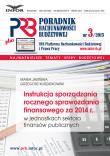 Opakowanie Instrukcja sporządzania  rocznego sprawozdania  finansowego za 2014 r. w jednostkach sektora finansów publicznych