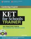 KET for Schools Trainer Practice Tests with answers. Autor: Saxby Karen. Dadada.pl Okładka książki KET for Schools Trainer Practice Tests with answers