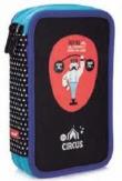 Opakowanie Piórnik 2 poz. z wyprawką Circus niebieski MILAN