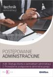 Postępowanie administracyjne. Autor: Małgorzata Romaniuk. Dadada.pl Okładka książki Postępowanie administracyjne