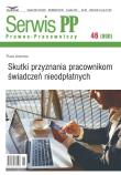 Opakowanie Skutki przyznania pracownikom świadczeń nieodpłatnych