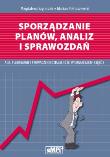 Sporządzanie planów analiz i sprawozdań A.35 Podręcznik Część 3. Autor: Magdalena Szymczak, Marian Pietraszewski. Dadada.pl Okładka książki Sporządzanie planów analiz i sprawozdań A.35 Podręcznik Część 3