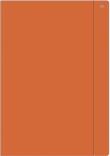Opakowanie Teczka z gumką A4+ jednokolorowa pomarańcz (10szt)