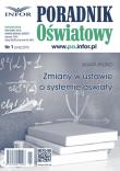 Zmiany w ustawie o systemie oświaty. Wydawca: Infor. Dadada.pl Opakowanie Zmiany w ustawie o systemie oświaty