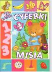 Cyferki misia. Autor: Katarzyna Fic. Dadada.pl Okładka książki Cyferki misia