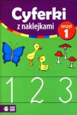 Okładka książki Cyferki z naklejkami zeszyt 1