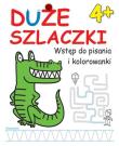 Okładka książki Duże szlaczki. Wstęp do pisania i kolorowania 4+