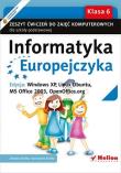Okładka książki Informatyka Europejczyka SP 6 ćw Win XP NPP w.2014
