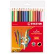 Opakowanie Kredki Color 14+4 kolory etui STABILO
