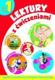Lektury dla klasy 1 z ćwiczeniami. Autor: Wiśniewska Anna, Micińska-Łyżniak Irena. Dadada.pl Okładka książki Lektury dla klasy 1 z ćwiczeniami