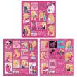 Opakowanie Naklejki Sticker BOO kwadrat Barbie 25szt
