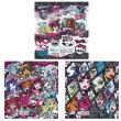 Opakowanie Naklejki Sticker BOO kwadrat Monster High 25szt