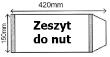 Okładka książki Okładka na zeszyt do nut A5 (25szt) NARNIA
