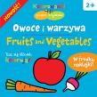 Owoce i warzywa. Kolorowanki pol-ang z nakl.. Autor: Bardos Krystyna. Dadada.pl Okładka książki Owoce i warzywa. Kolorowanki pol-ang z nakl.