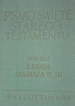 Okładka książki Pismo Święte ST Tom IX-2 Księga Izajasza I II III