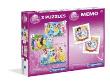 Opakowanie Puzzle 3w1+Memo Księżniczki