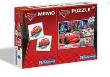 Opakowanie Puzzle 60+Memo Auta