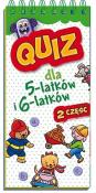 Quiz dla 5-latków i 6-latków cz. 2. Autor: praca zbiorowa. Dadada.pl Okładka książki Quiz dla 5-latków i 6-latków cz. 2