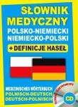 Słownik medyczny niemiecki TW. Autor: Lemańska Aleksandra, Gut Dawid, Majewska Joanna. Dadada.pl Okładka książki Słownik medyczny niemiecki TW