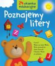 24 okienka - Poznajemy litery. Autor: Krystyna Bárdos. Dadada.pl Okładka książki 24 okienka - Poznajemy litery