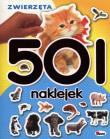 Okładka książki 501 naklejek zwierzęta
