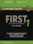 Opakowanie Cambridge English First 1 for Revised Exam from 2015 Student's Book with Answers
