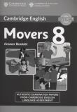 Opakowanie Cambridge English Young Learners 8 Movers Answer Booklet