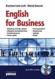 English for business + Cd. Autor: Krystyna Luto Lach, Ganczar Maciej. Dadada.pl Okładka książki English for business + Cd