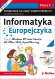 Okładka książki Informatyka Europejczyka SP 5 podr Win XP NPP 2013