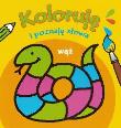 Koloruje i poznaję słowa - Wąż. Autor: praca zbiorowa. Dadada.pl Okładka książki Koloruje i poznaję słowa - Wąż
