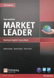 Market Leader 3E Intermediate SB + DVD LONGMAN. Autor: Cotton David, Falvey David, Kent Simon. Dadada.pl Okładka książki Market Leader 3E Intermediate SB + DVD LONGMAN