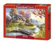 Okładka książki Puzzle 1500 Baśniowa wioska CASTOR