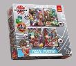 Okładka książki Puzzle 4w1 Bakugan TREFL