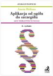 Okładka książki Aplikacja od ogółu do szczegółu