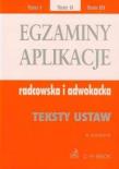 Okładka książki Egzamin na aplikację radcowską i adwokacką T2