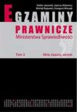 Egzaminy prawnicze Ministerstwa Sprawiedl.T2 Akta. Autor: Jaworski Stefan, Ablewicz Joanna, Rojewski Michał. Dadada.pl Okładka książki Egzaminy prawnicze Ministerstwa Sprawiedl.T2 Akta