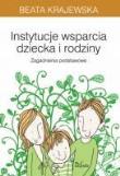 Instytucje wsparcia dziecka i rodziny. Autor: Beata Krajewska. Dadada.pl Okładka książki Instytucje wsparcia dziecka i rodziny